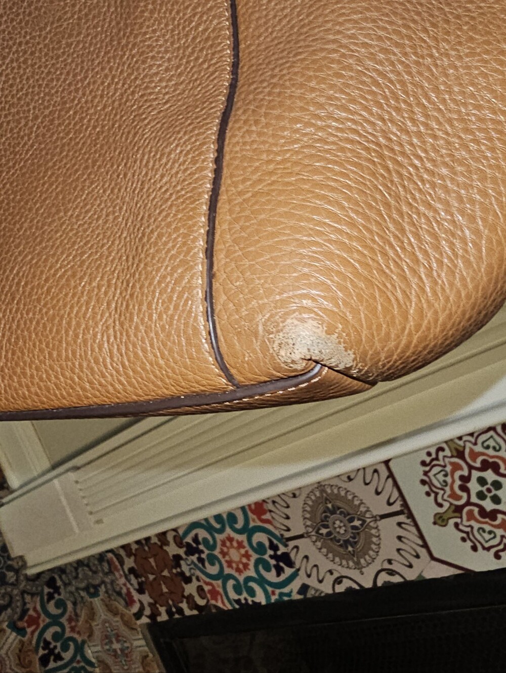 Coach Ava II Pebble Leather Tote D1648 F37216 READ - Picture 12 of 15